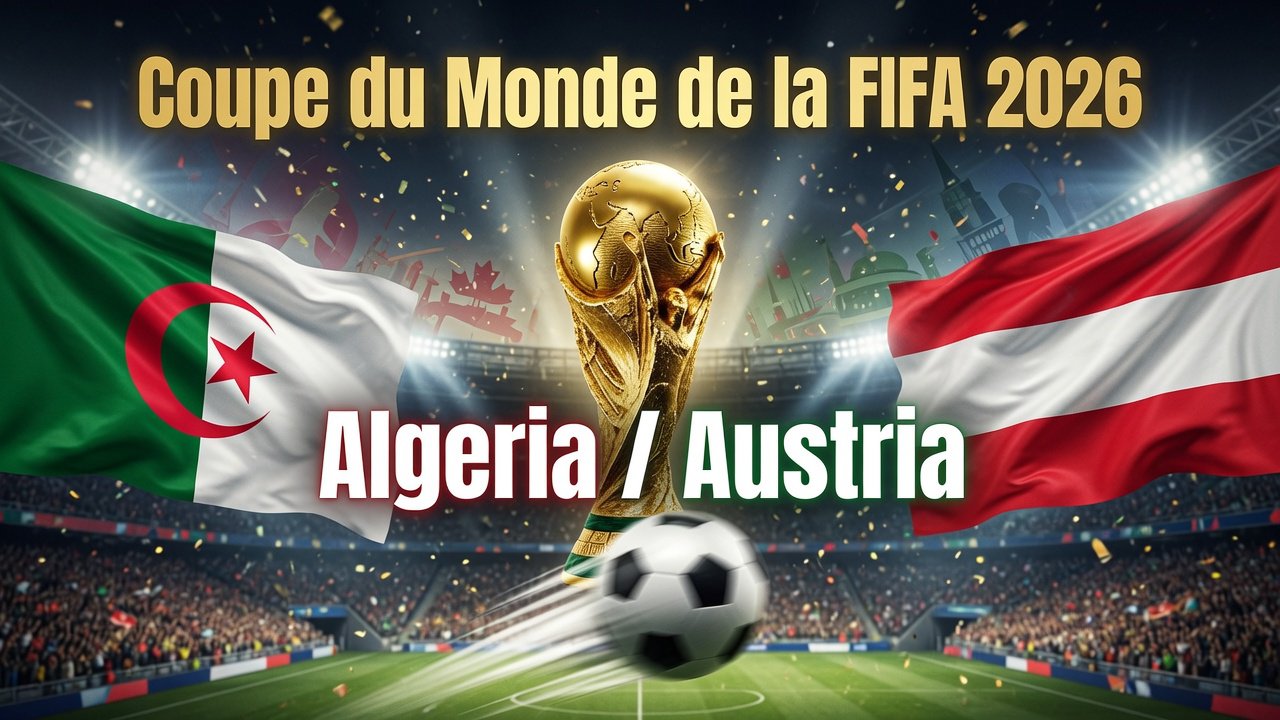 Pronostic Algérie Autriche - Coupe du Monde 2026 28/06/2026