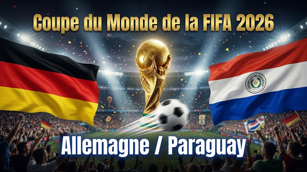 Pronostic Allemagne Paraguay - Coupe du Monde 2026 29/06/2026