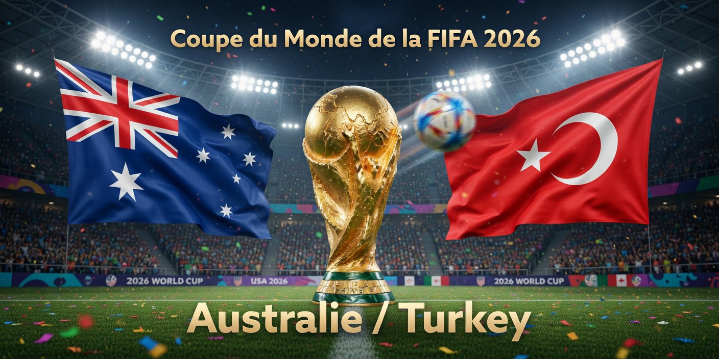 Pronostic Australie Turquie - Coupe du Monde 2026 14/06/2026