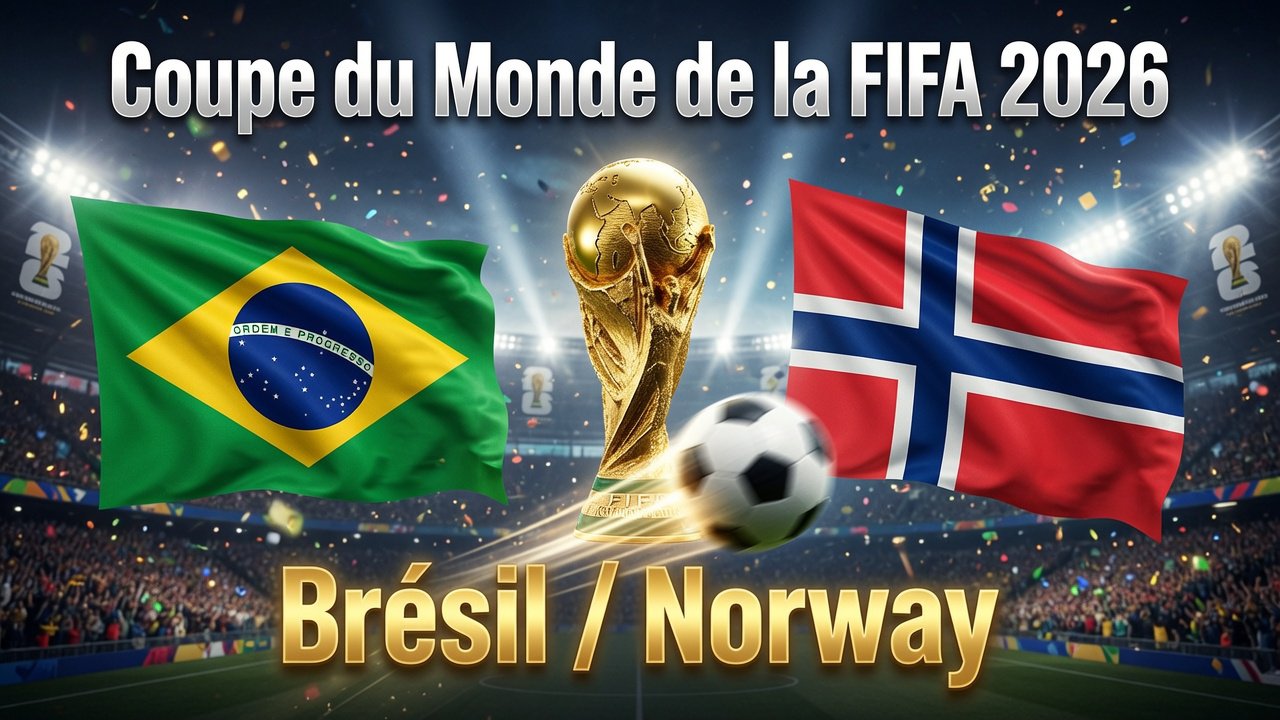 Pronostic Brésil Norvège - Coupe du Monde 2026 05/07/2026