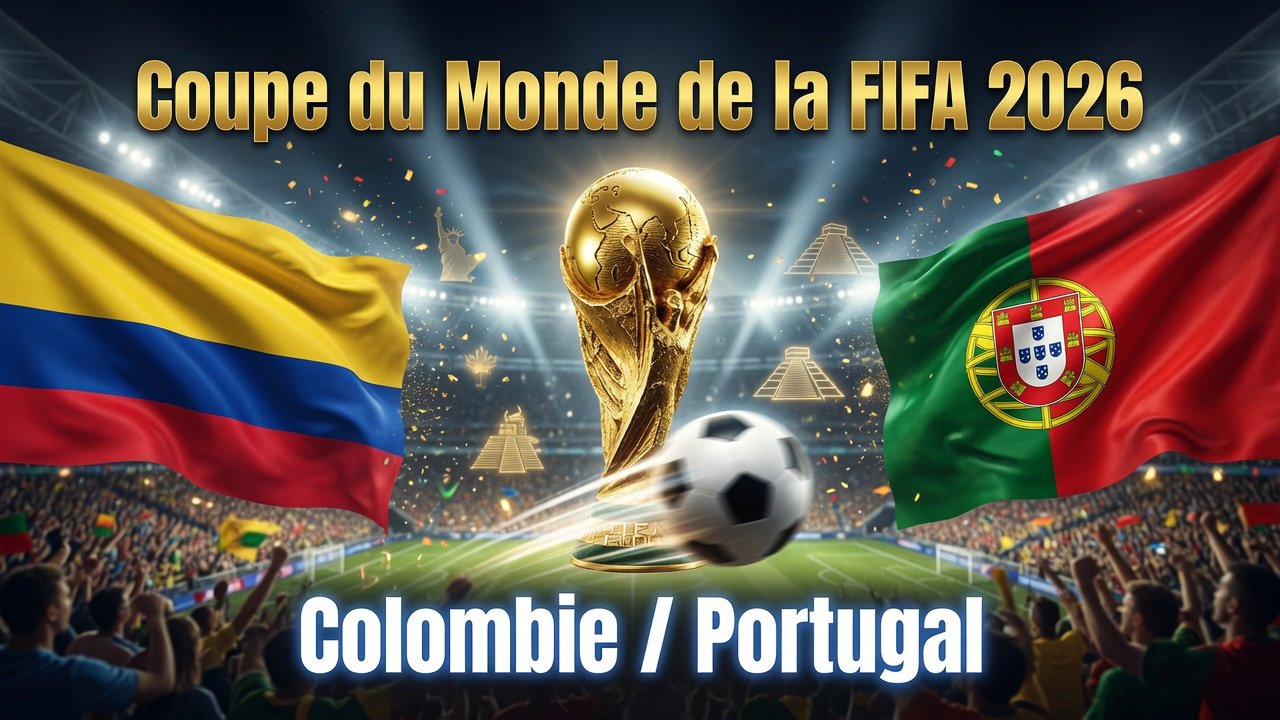 Pronostic Colombie Portugal - Coupe du Monde 2026 28/06/2026