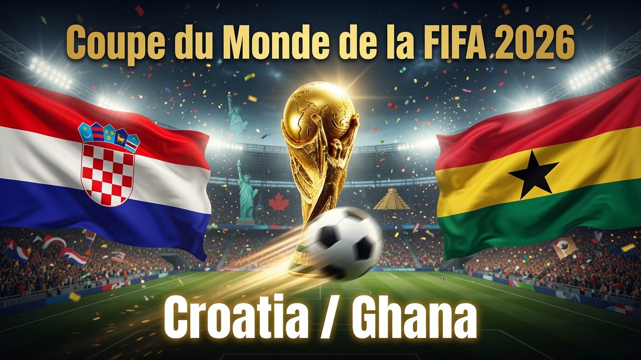 Pronostic Croatie Ghana - Coupe du Monde 2026 27/06/2026