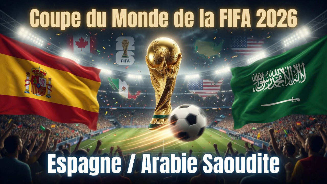 Pronostic Espagne Arabie Saoudite - Coupe du Monde 2026 21/06/2026