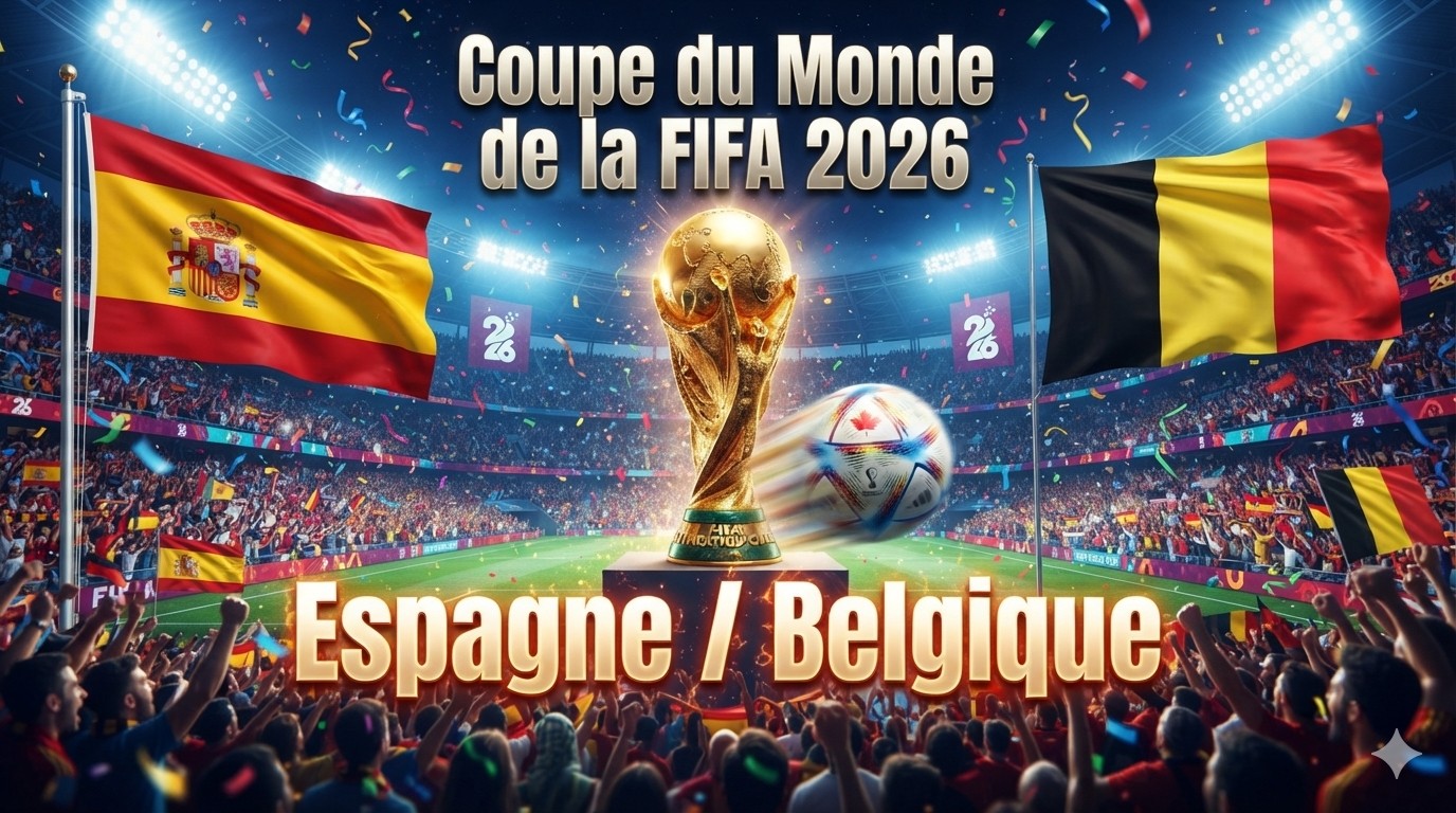 Pronostic Espagne Belgique - Coupe du Monde 2026 10/07/2026