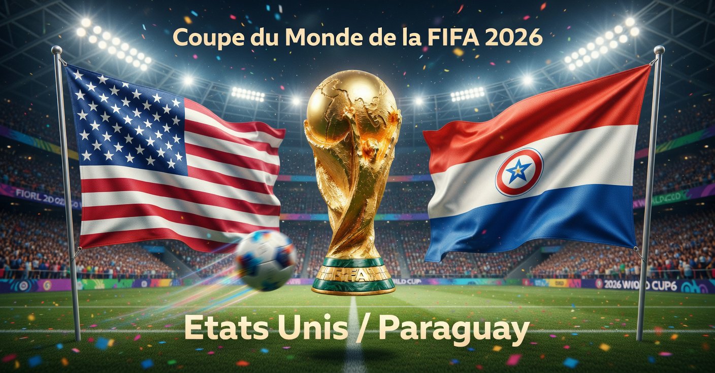 Pronostic États-Unis Paraguay - Coupe du Monde 2026 13/06/2026