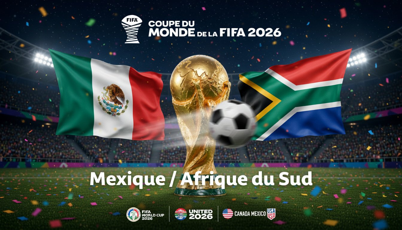Pronostic Mexique Afrique du Sud - Coupe du Monde 2026 11/06/2026