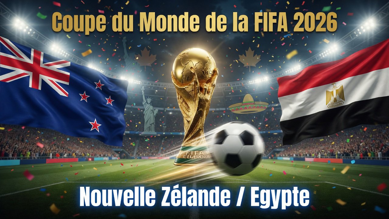 Pronostic Nouvelle-Zélande Égypte - Coupe du Monde 2026 22/06/2026