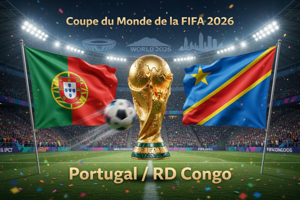 Pronostic Portugal RD Congo - Coupe du Monde 2026 17/06/2026