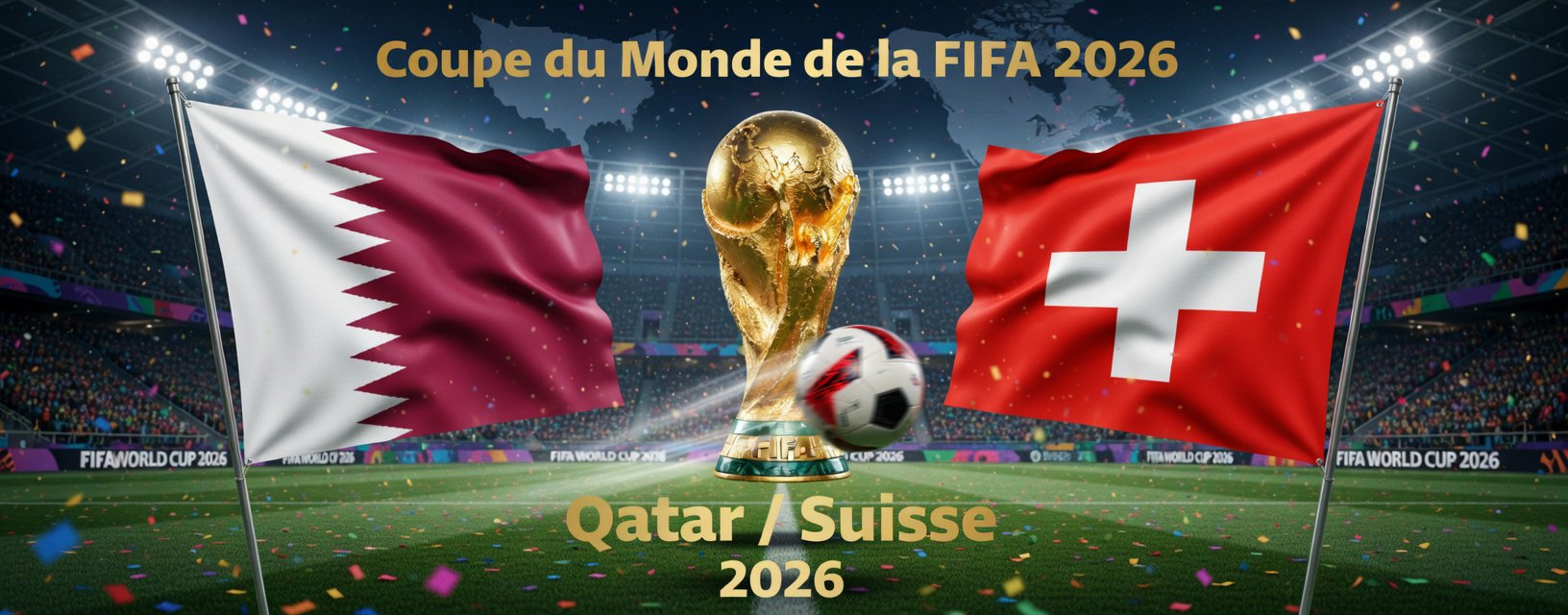 Pronostic Qatar Suisse - Coupe du Monde 2026 13/06/2026