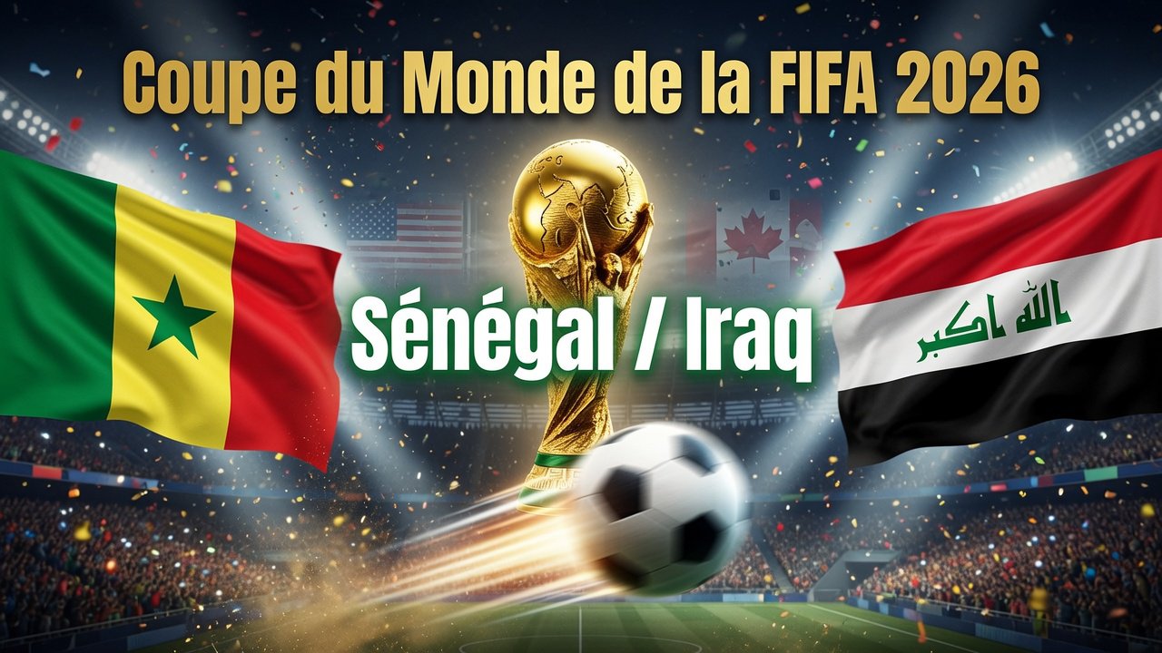 Pronostic Sénégal Iraq - Coupe du Monde 2026 26/06/2026