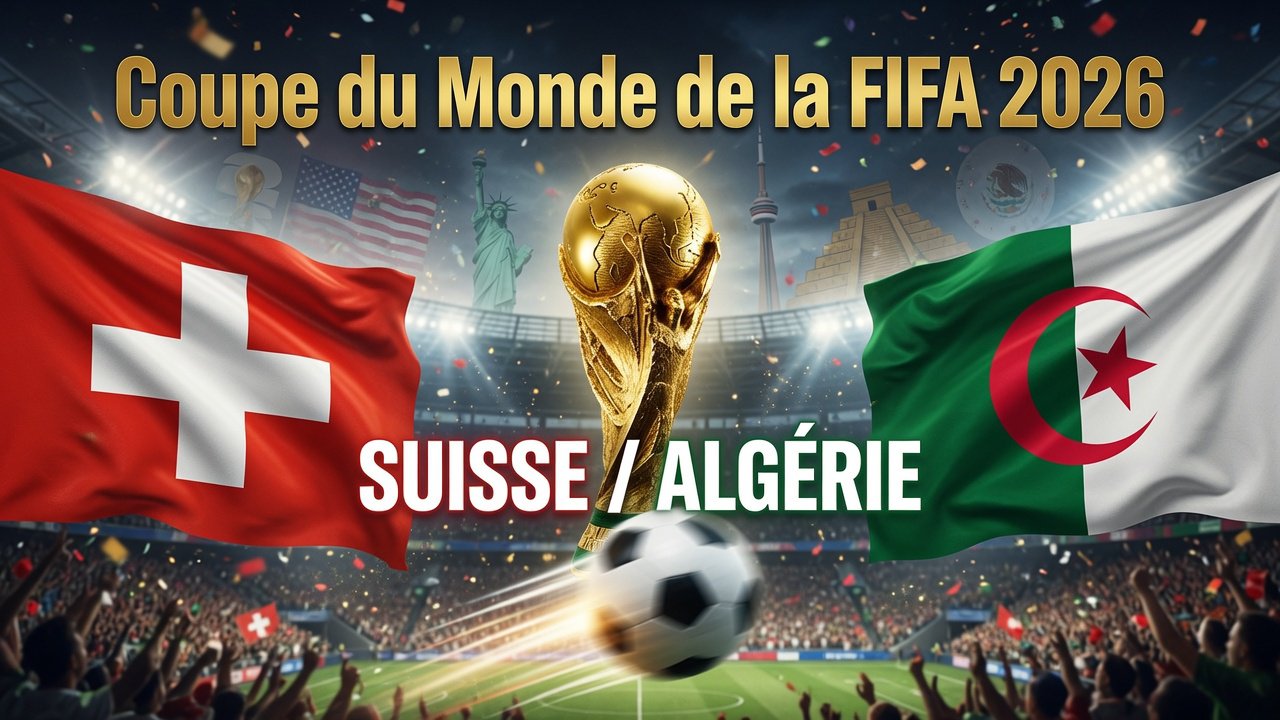 Pronostic Suisse Algérie - Coupe du Monde 2026 03/07/2026