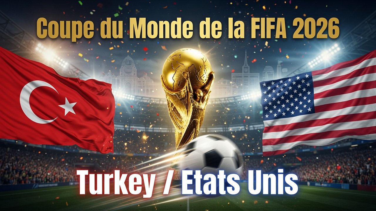 Pronostic Turquie États-Unis - Coupe du Monde 2026 26/06/2026