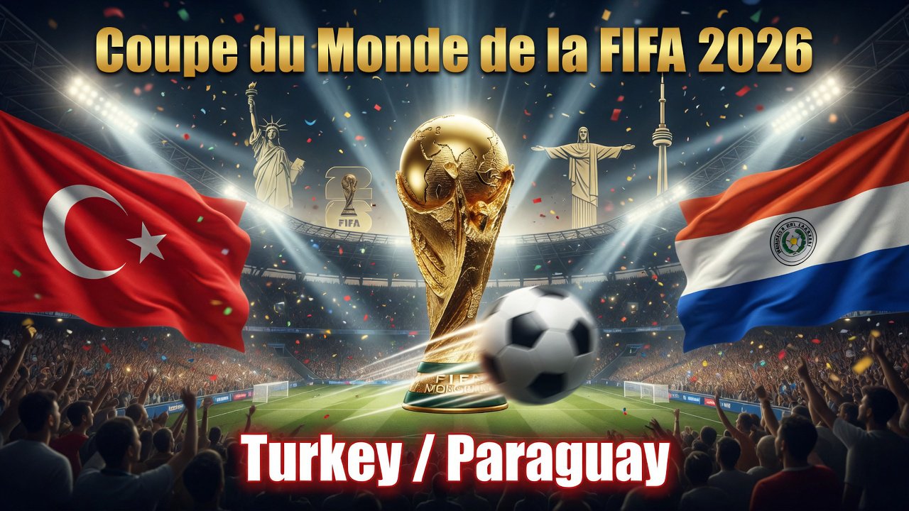 Pronostic Turquie Paraguay - Coupe du Monde 2026 20/06/2026