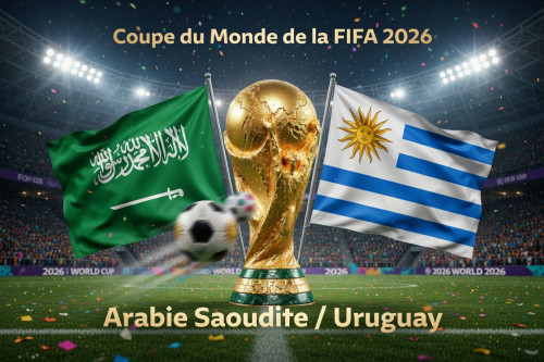 Pronostic Arabie Saoudite Uruguay - Coupe du Monde 2026 16/06/2026