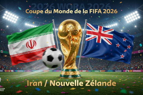 Pronostic Iran Nouvelle-Zélande - Coupe du Monde 2026 16/06/2026