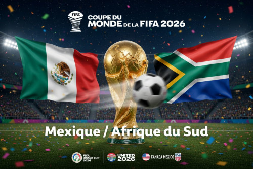 Pronostic Mexique Afrique du Sud - Coupe du Monde 2026 11/06/2026